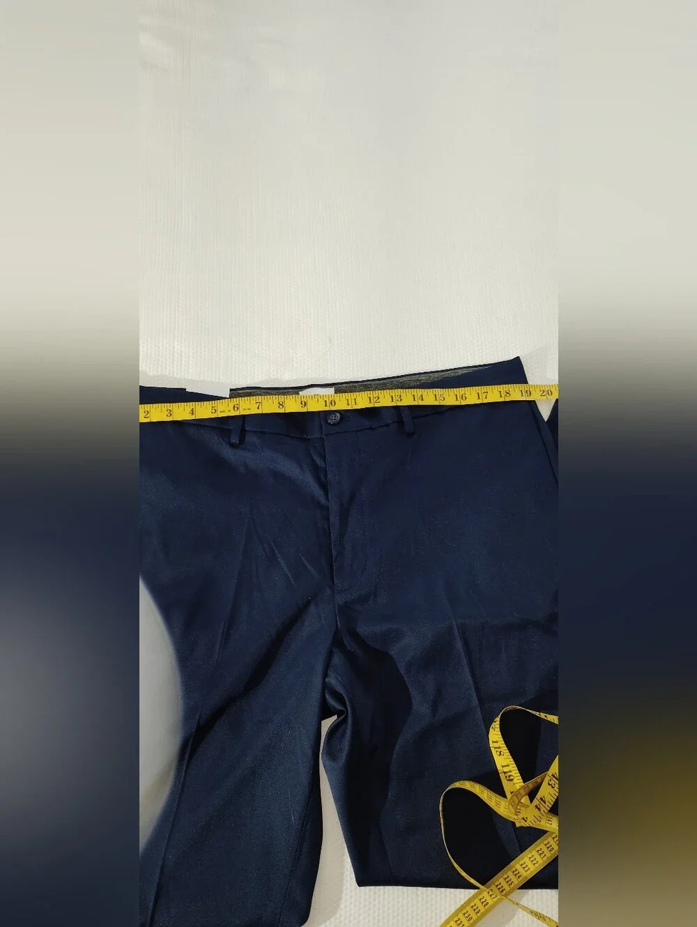 DKNY Pants Mens 36x32 Navy Blue Essential Tech Chino Slim Fit Stretch.